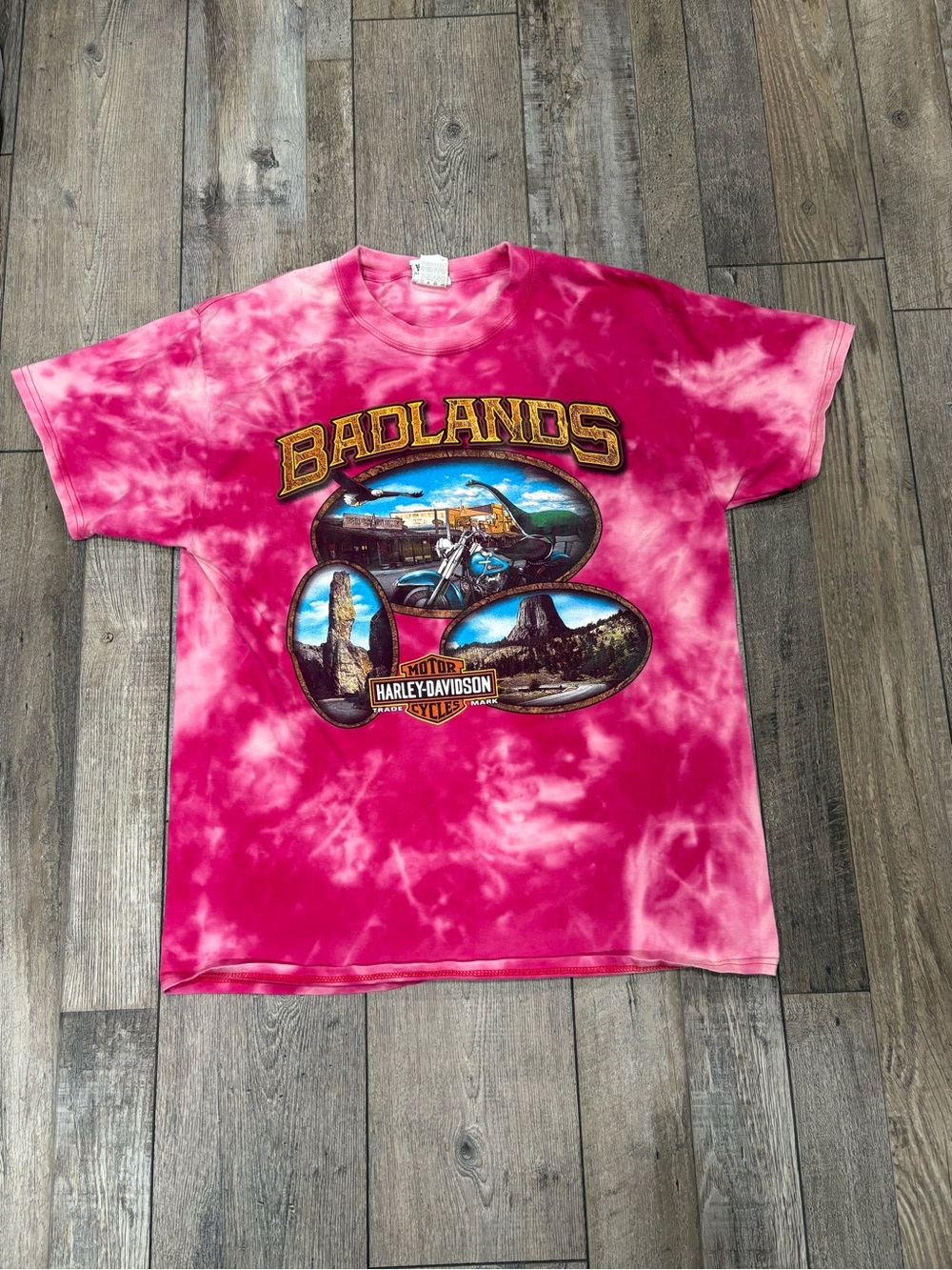Authentic Harley-Davidson Badlands, Wall, South Dakota Shirt